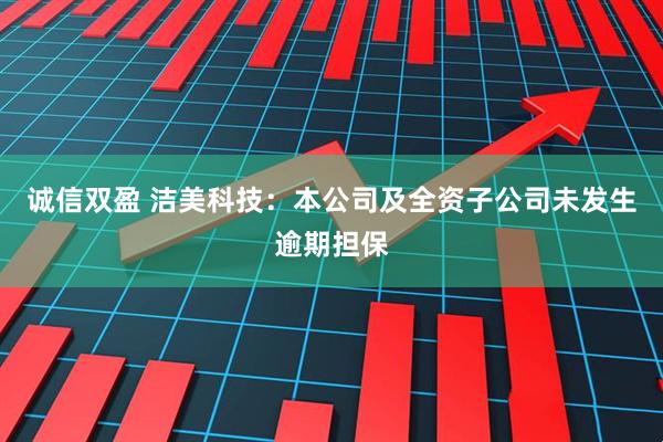 诚信双盈 洁美科技：本公司及全资子公司未发生逾期担保